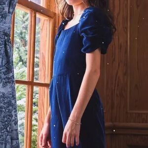 Janie & Jack Velvet Wide Leg Jumpsuit